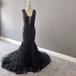 Carrafina Black wedding dress